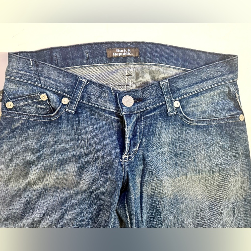 Rock & Republic Blue Vintage Wash Jeans
